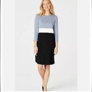 J. Jill | Striped Color Block Tunic Dress Size XS Petite